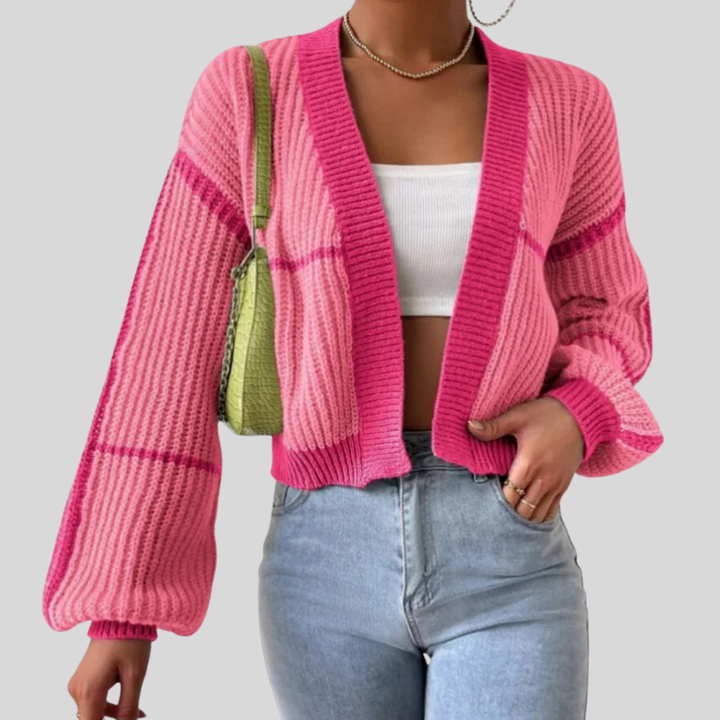 Camille Martin Bubblegum Knit Cardigan