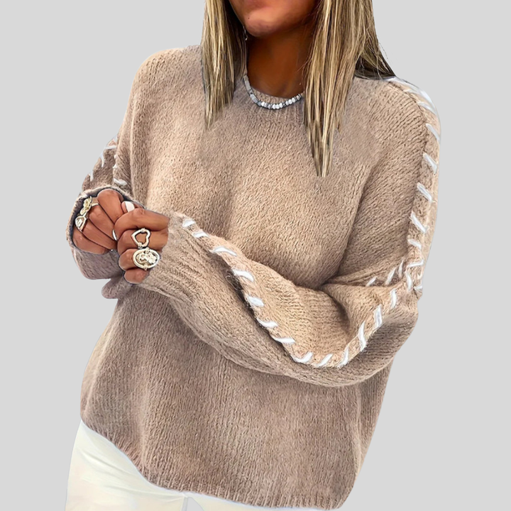 XANADU - Comfy Long Sleeve Round Neck Sweater