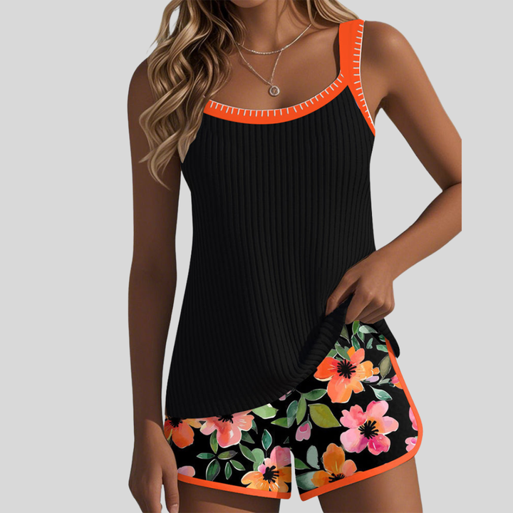 Two-Piece Beach Tankini Pants