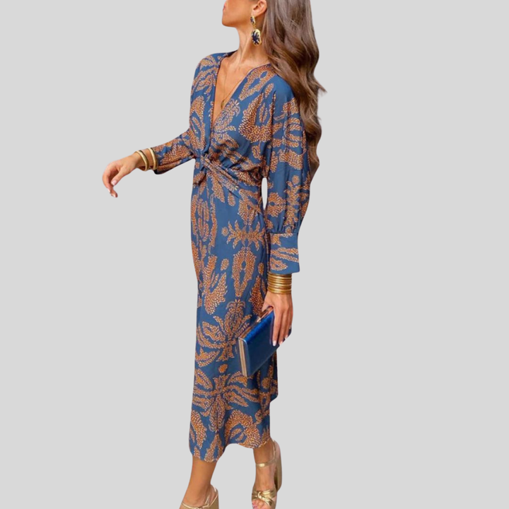 Violet | Elegant A-Line Maxi Dress