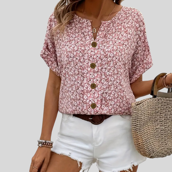 Verna | Elegant Floral Blouse