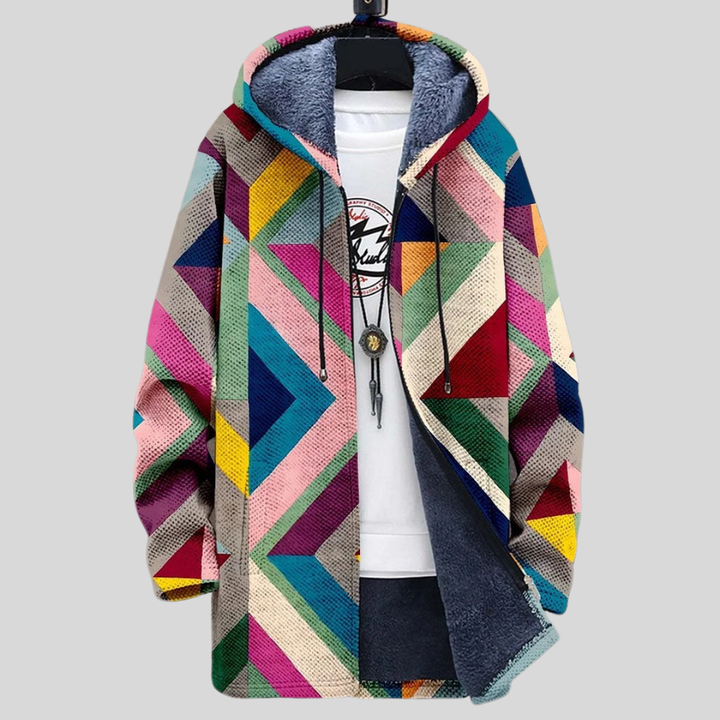 Aria | Art-Inspired Zip Cardigan