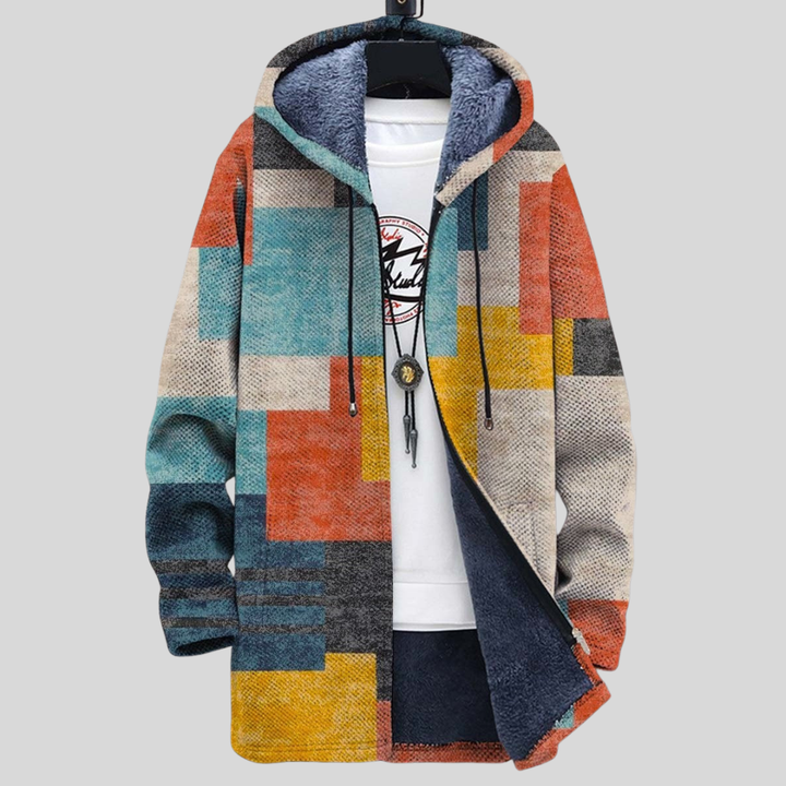 Bronte | Art-Inspired Zip Cardigan