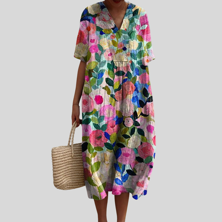 Audrey - Elegant Floral Dress