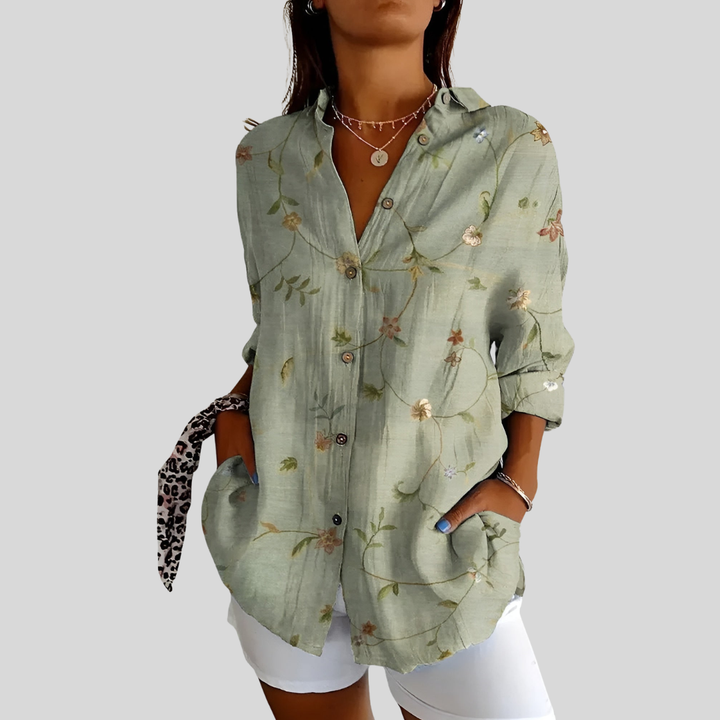 Maia | Floral Summer Blouse