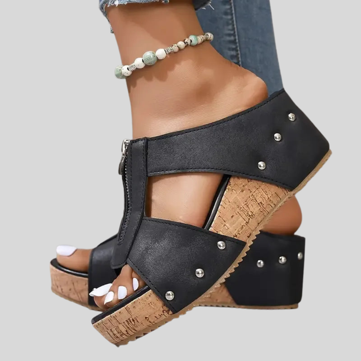 Elfia | Orthopedic Comfort Wedge Sandals
