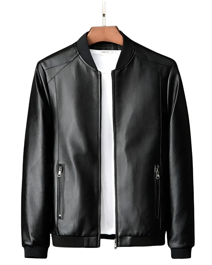 Maxime™ | Leather Biker Jacket