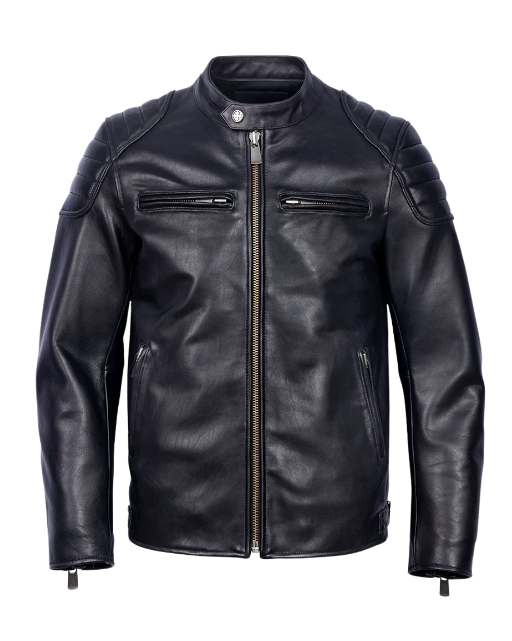 Jorge | Leather Jacket with Front Zipper