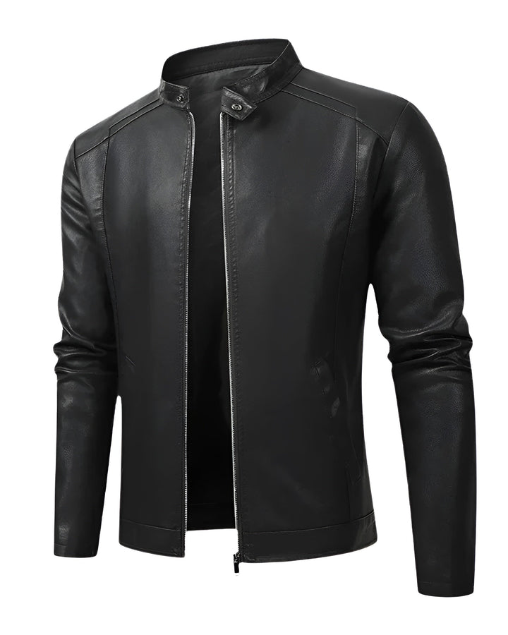 Alexandre™ | Stylish Biker Leather Jacket for Men