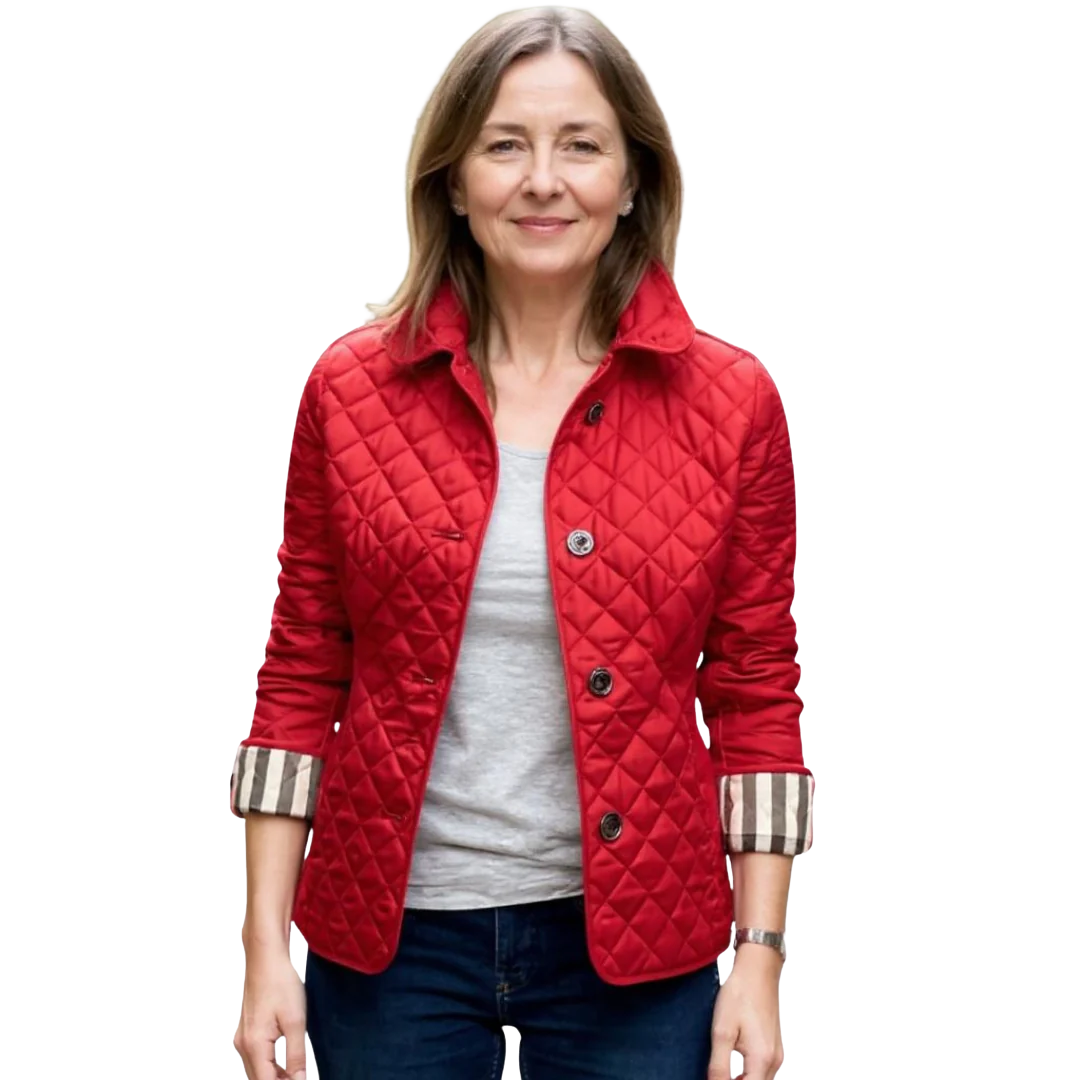 Verity | Casual Quilted Jacket with Turned-Down Collar