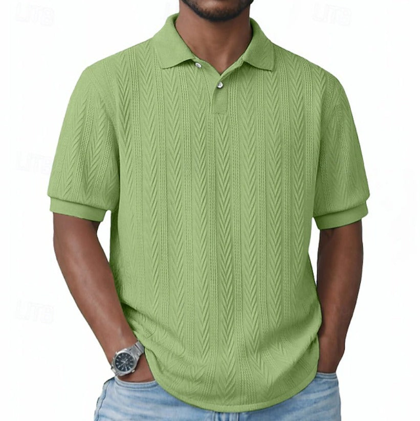 Jackson | Knitted Golf Polo