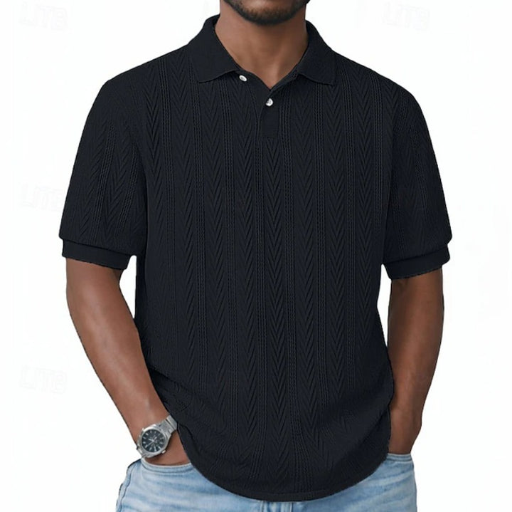 Jackson | Knitted Golf Polo