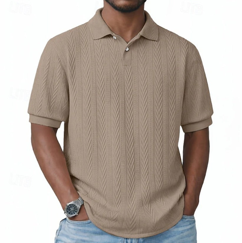 Jackson | Knitted Golf Polo
