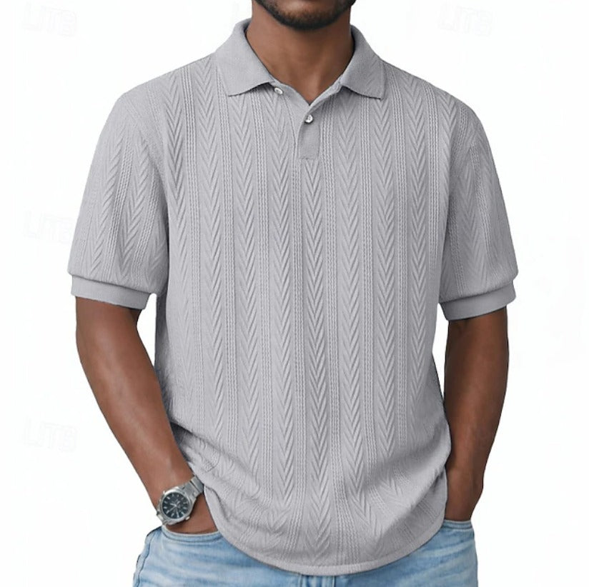 Jackson | Knitted Golf Polo