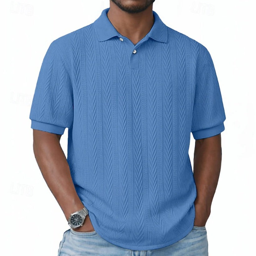 Jackson | Knitted Golf Polo