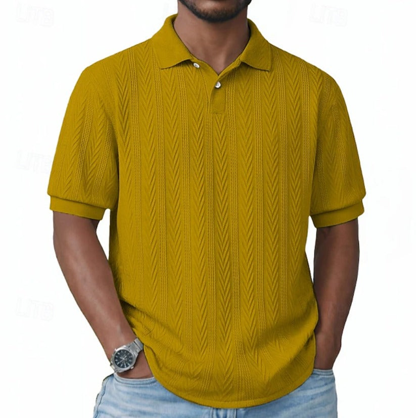 Jackson | Knitted Golf Polo