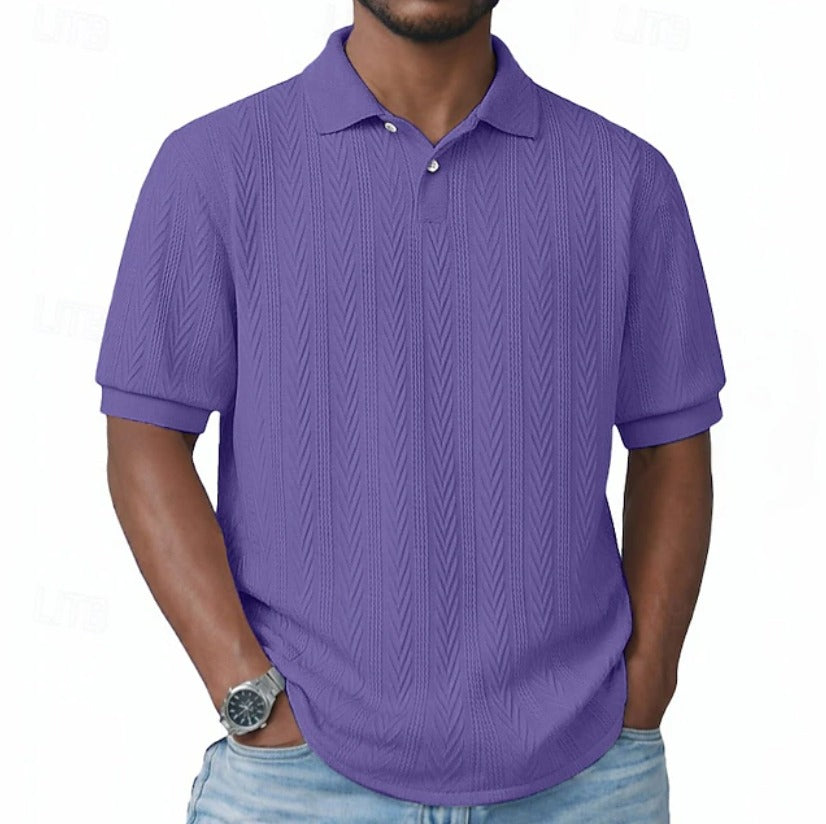 Jackson | Knitted Golf Polo