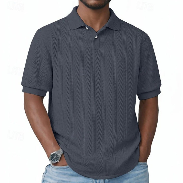 Jackson | Knitted Golf Polo