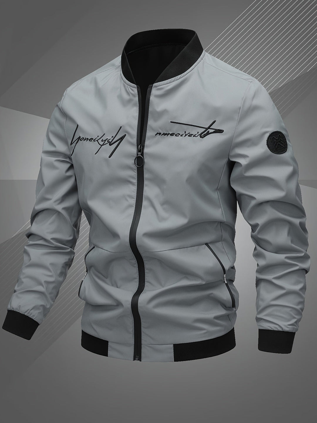 Harm™ | Casual bomber jacket with long sleeves