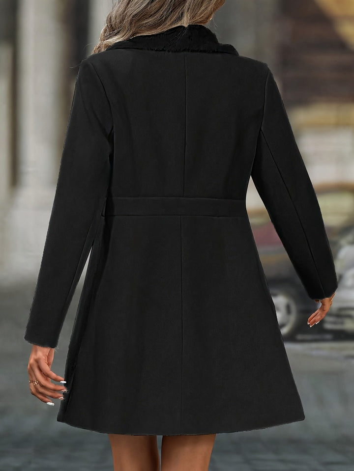Serine | Elegant Two-Tone Coat