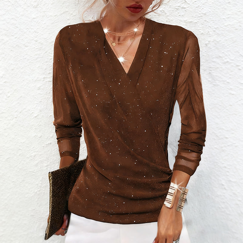 Maribel | Elegant V-Neck Blouse