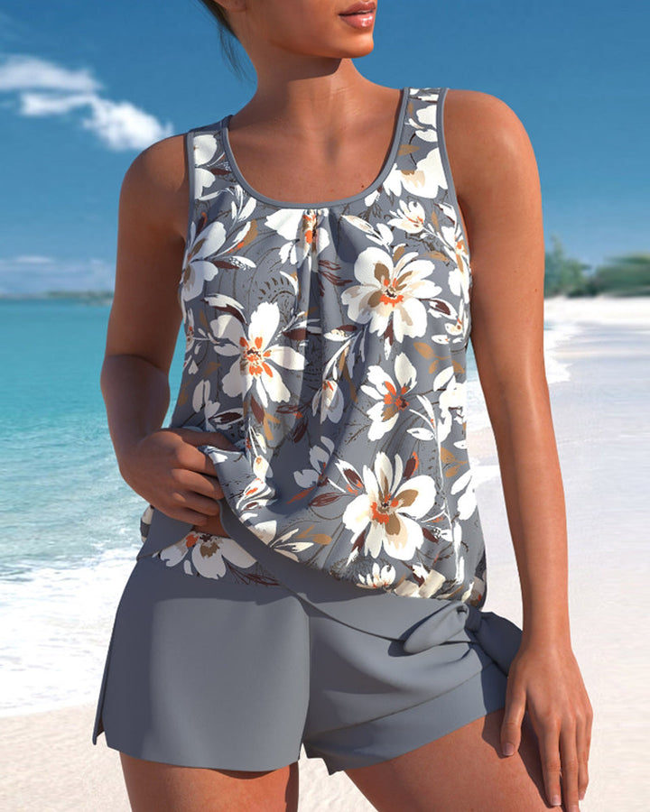 Tankini is available in casual styles and prints