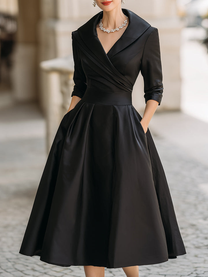 Ariella™ | Satin Midi Dress
