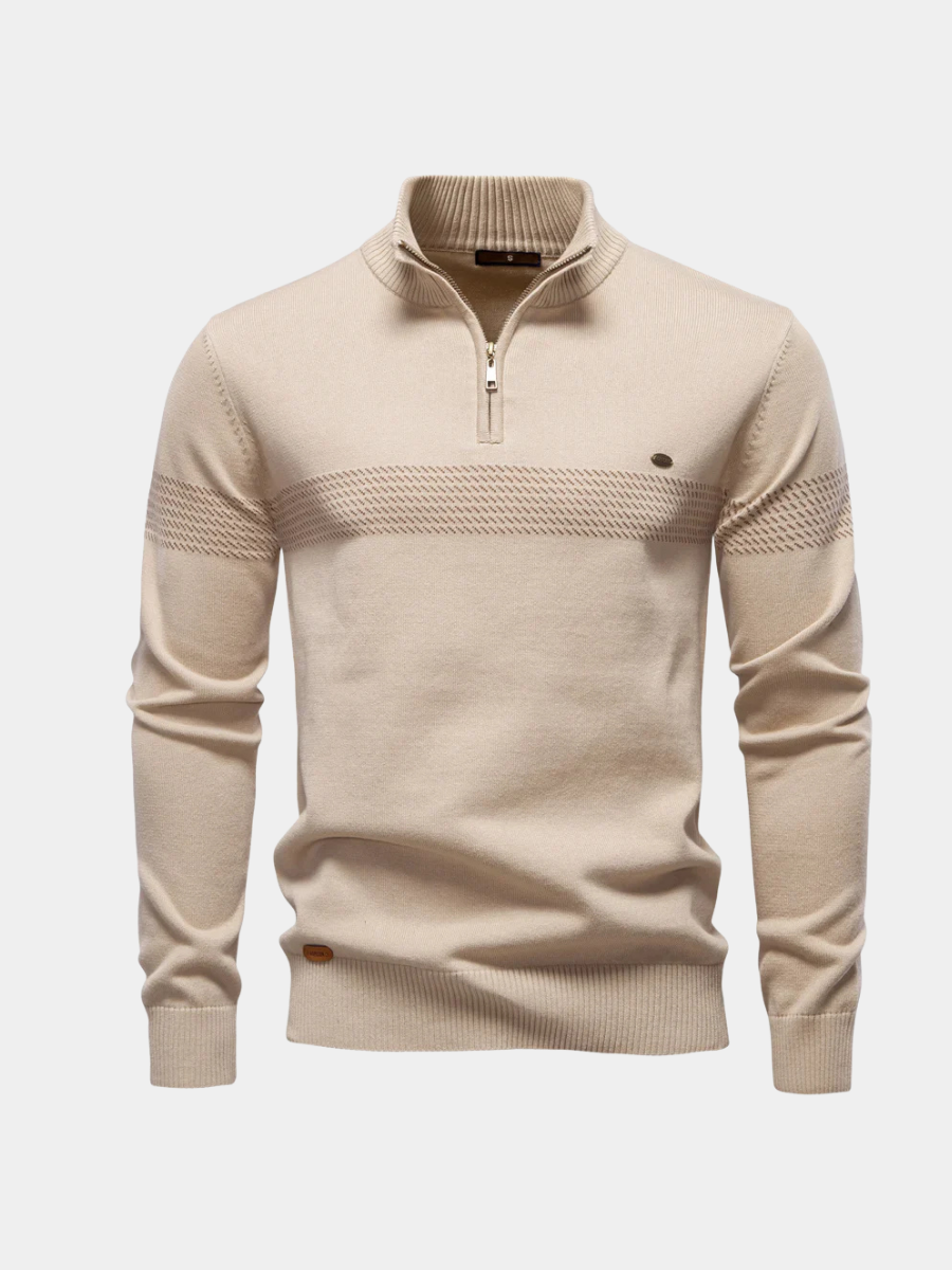 James | Classic Half-Zip Knit Pullover