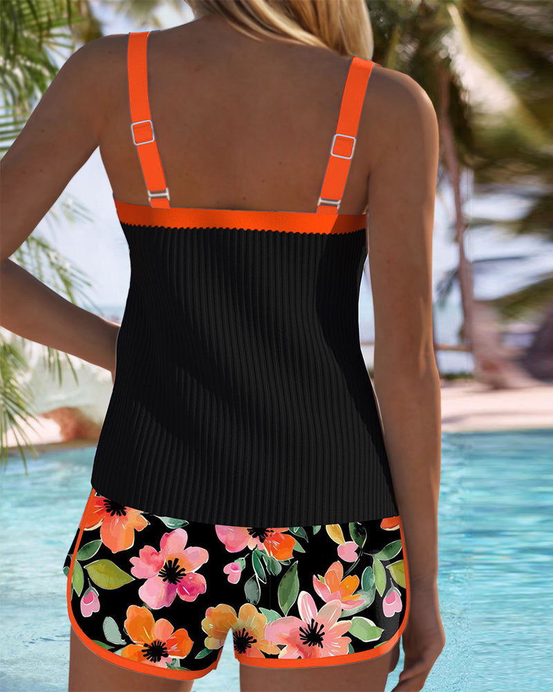 Two-Piece Beach Tankini Pants