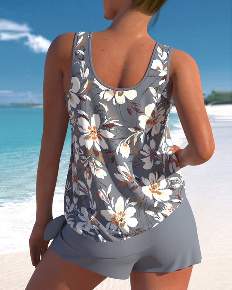 Tankini is available in casual styles and prints
