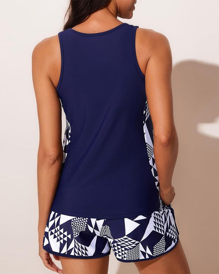 Printed Beach Pocket Bikini Shorts