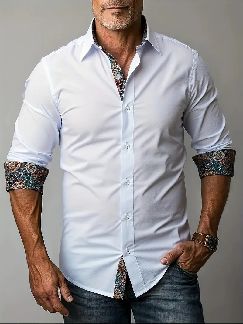 Teodoro | Long Sleeve Button-Up Shirt