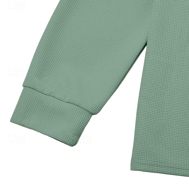 Patrick | Textured Quarter-Zip Polo