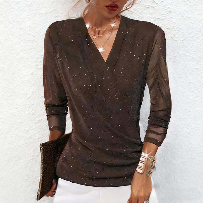 Maribel | Elegant V-Neck Blouse