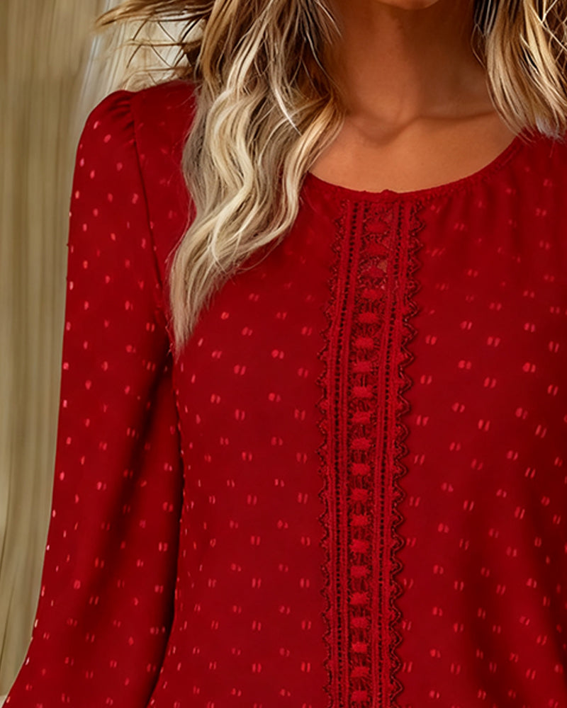 Mira | Elegant Puff-Sleeve Blouse