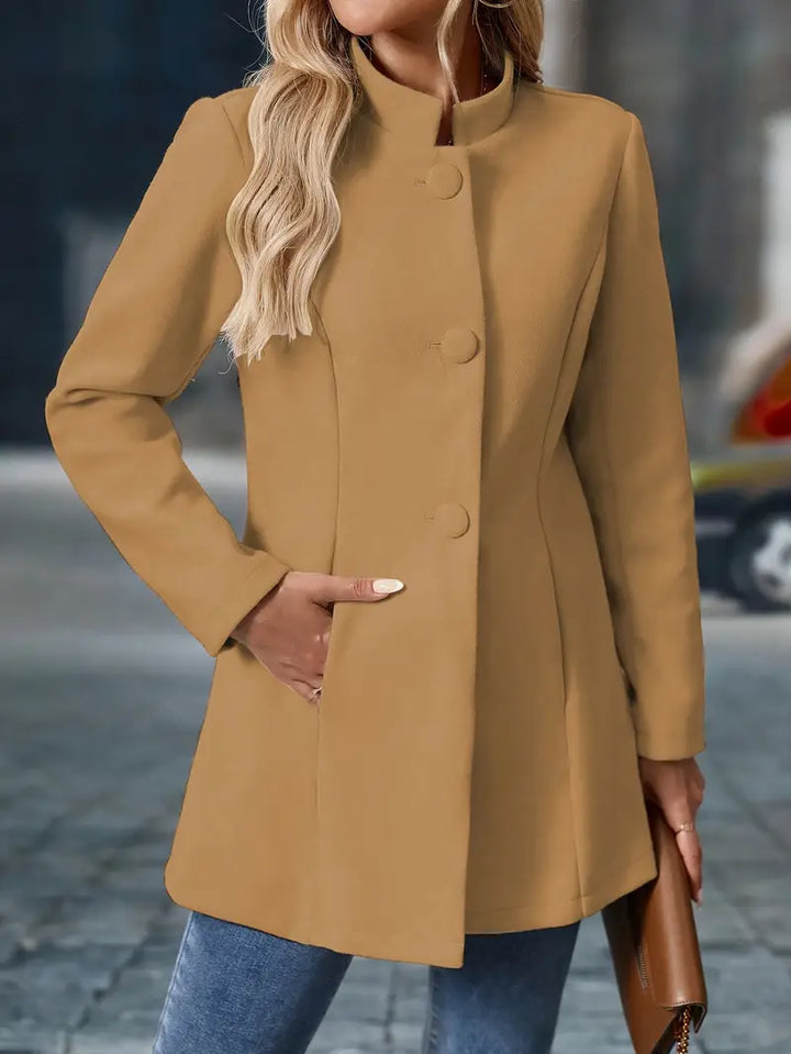 Maria | Refined Open-Front Tailored Coat