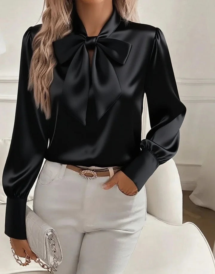 Anastasia | Shiny Satin Shirt