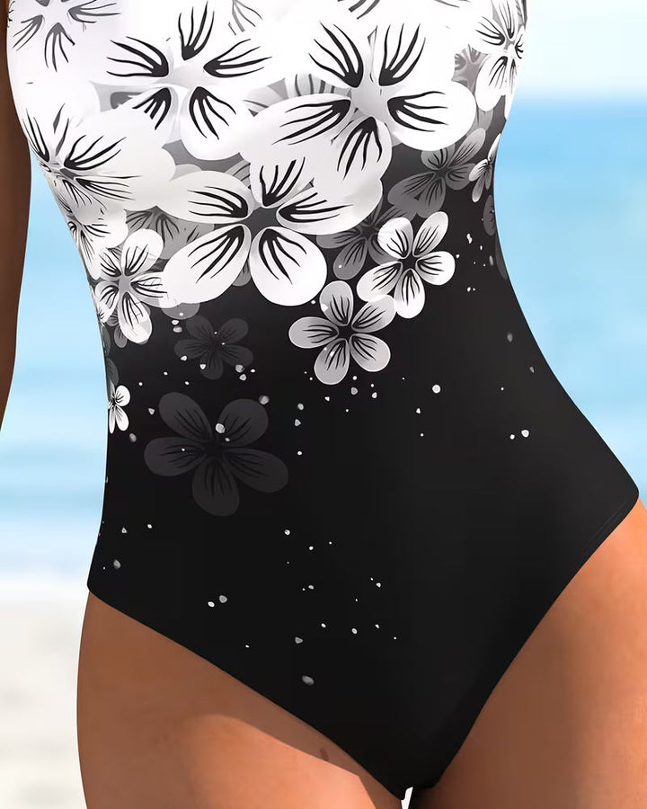 One-Piece Floral Printed Mode
