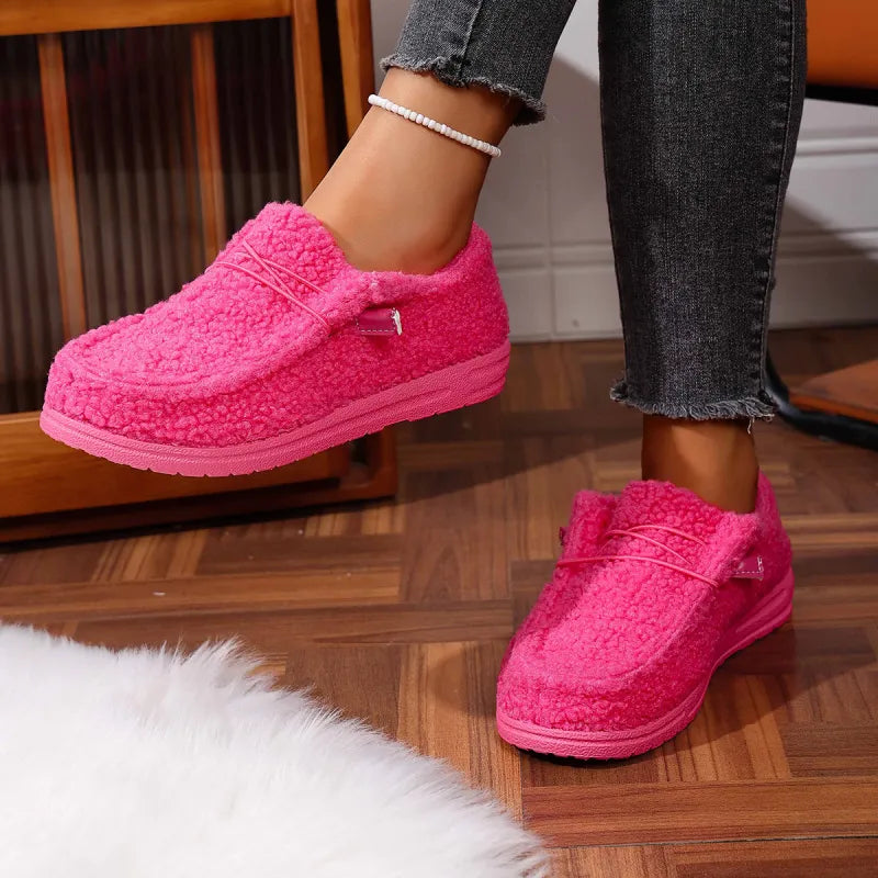 Luna | Cozy Teddy Slippers