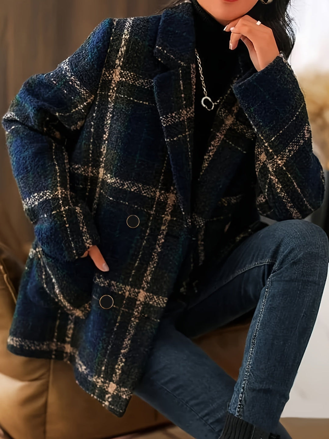 Paloma | Casual Plaid Coat