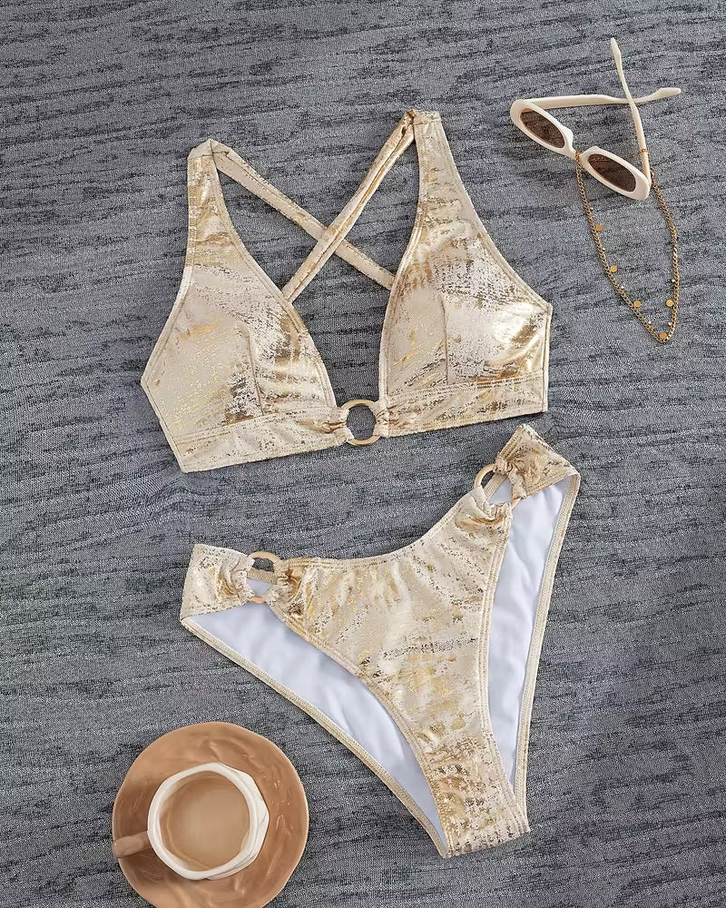 Metal Design Bikini