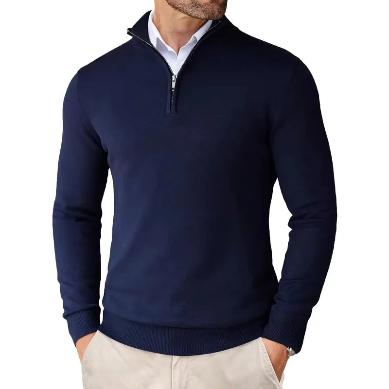 Mark | Half-Zip Knitted Sweater