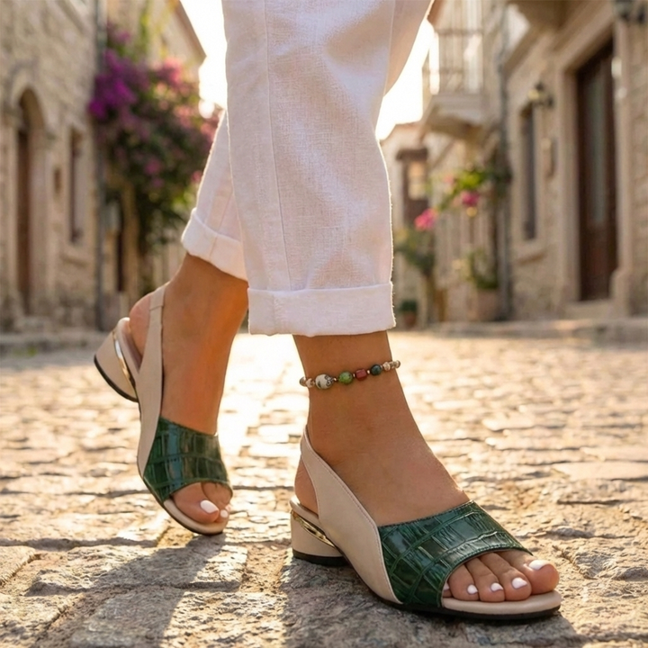 Destiny | Elegant Two-Tone Sandals