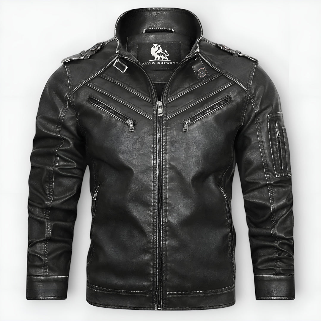 Nicolas™ | Engine Leather Jacket