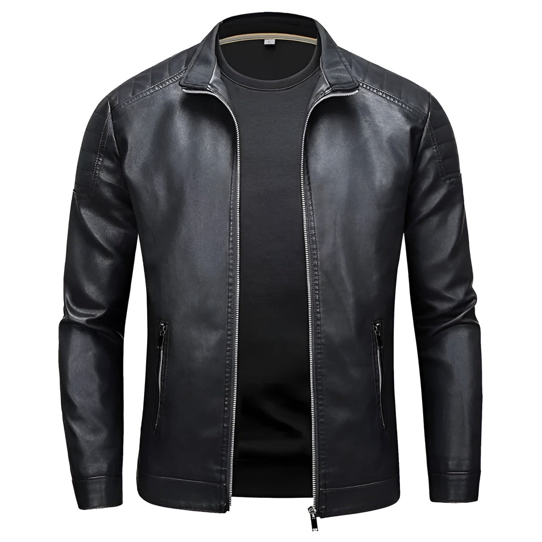 Bastien™ | Leather Collar Jacket