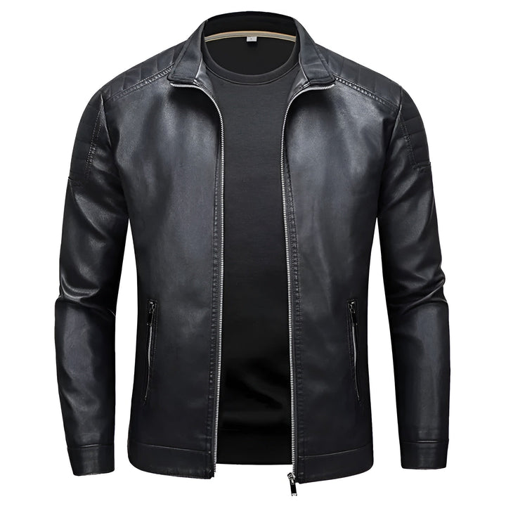 Bastien™ | Leather Collar Jacket