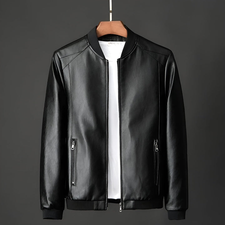 Maxime™ | Leather Biker Jacket