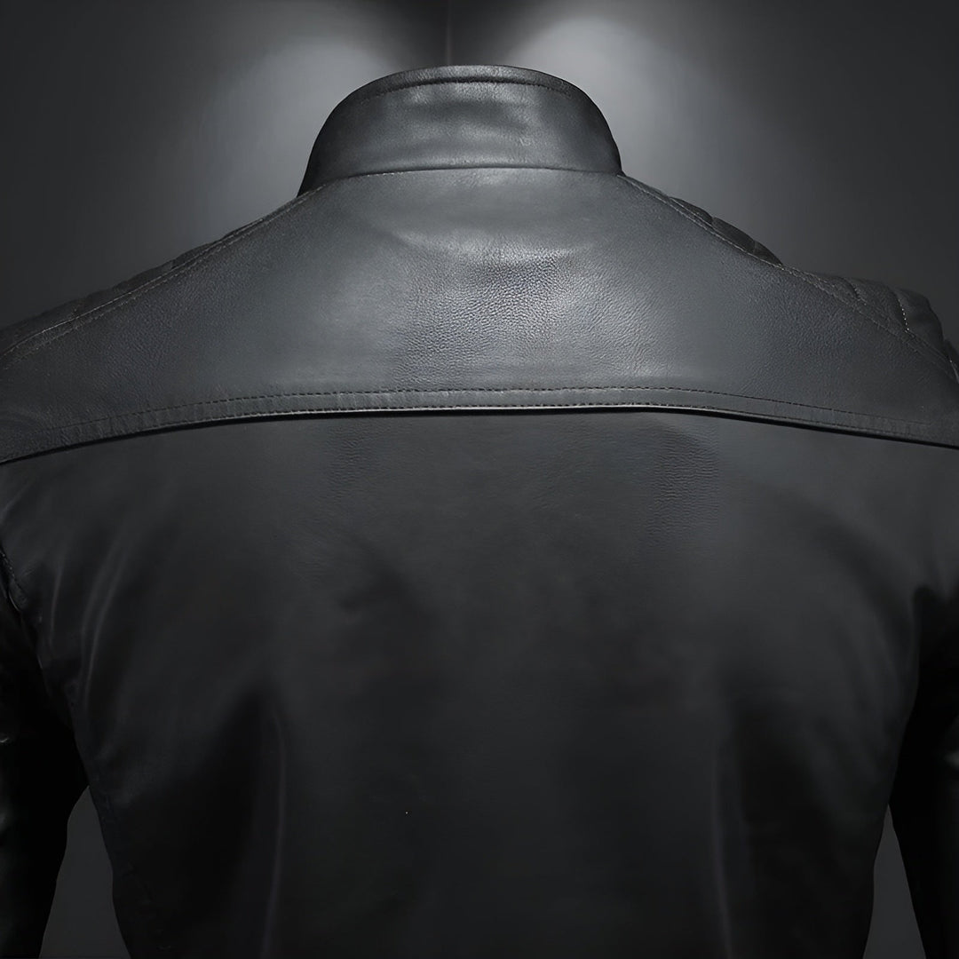 Bastien™ | Leather Collar Jacket