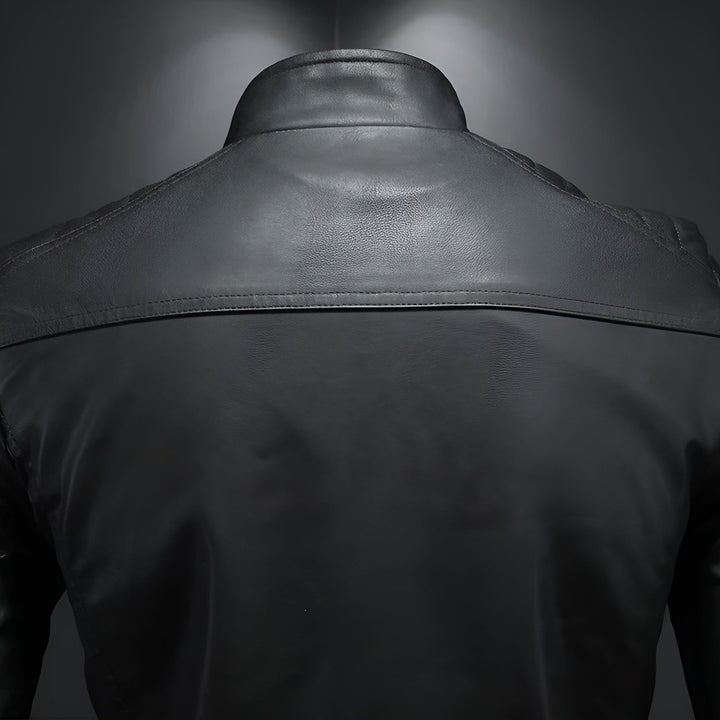 Bastien™ | Leather Collar Jacket