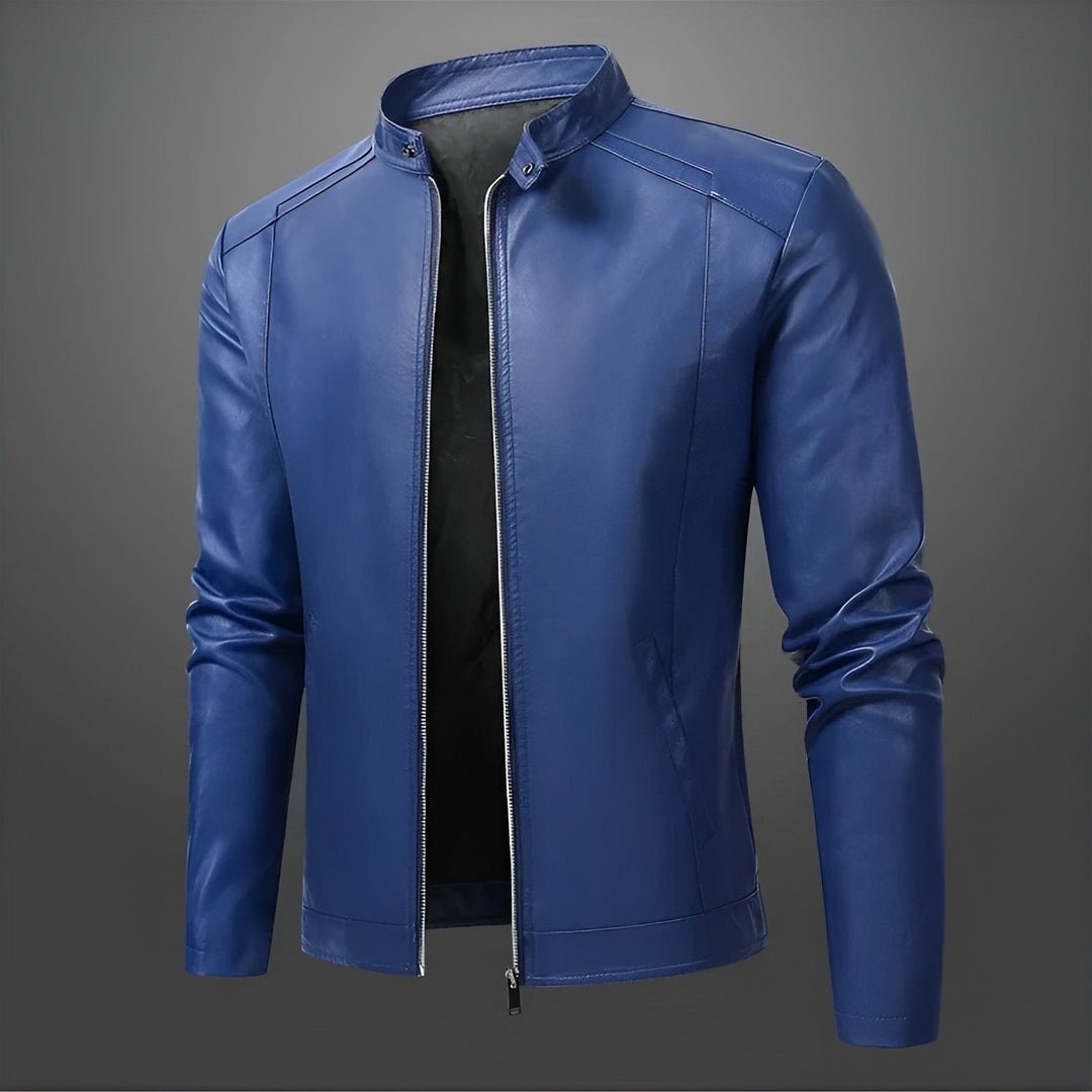 Alexandre™ | Stylish Biker Leather Jacket for Men